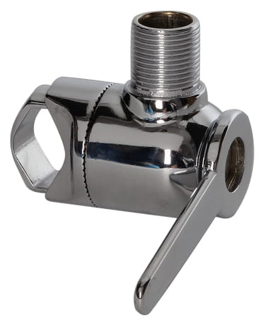 Obrotowa stopka montażowa Scout PA-43 - chromowany mosiądz