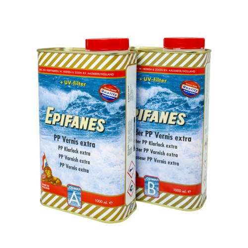 Lakier dwuskładnikowy odporny na chemikalia Epifanes PP Varnish Extra (2 l)