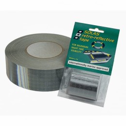 Taśma odblaskowa samoprzylepna PSP Marine Tapes SOLAS Self Adhesive Retroreflective Tape – srebrna (1 m)