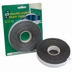  Taśma uszczelkowa dwustronna winylowa PSP Double Vinyl Foam Tape – czarna (19 mm x 1 mm x 5 m)
