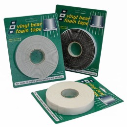 Taśma uszczelkowa samoprzylepna winylowa PSP Marine Tapes Single Vinyl Foam Tape - biała lub czarna (3 m)