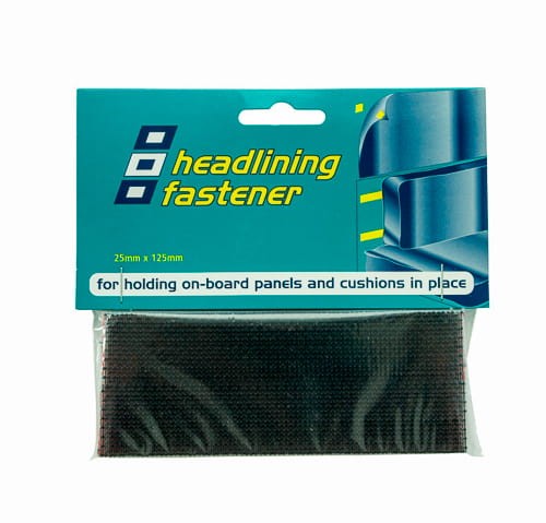 Rzep mocujący do osprzętu PSP Headlining Fastener – czarny (25 mm × 125 mm)