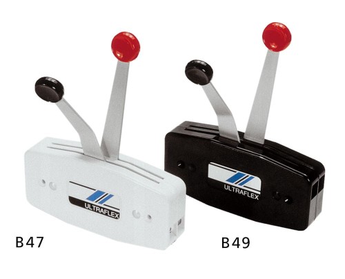 Dwudźwigniowa skrzynka przełączników Uflex B47 i B49