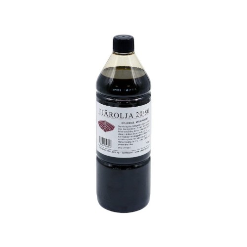 Olej ze smołą drzewną do impregnacji drewna Claessons Tratjara Tjärolja 20/80 (1 l)