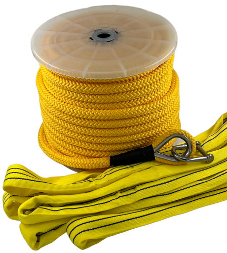 Cuma 18 mm x 50 m z kauszą A4 i pętlą z taśmy 3 m