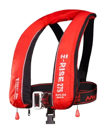 Kamizelka pneumatyczna Mullion Stream 275N SOLAS Hi-Rise - czerwona