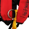 Kamizelka ratunkowa automatyczna Lalizas Sigma 170N, uprząż D-ring i pas krokowy - czerwona