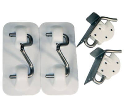 Zestawy żurawików zatrzaskowych Ceredi do powierzchni poziomych (2 sztuki)