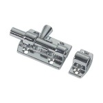 Zasuwka Foresti & Suardi - mosiądz chromowany 59x27 mm