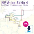 Atlas map morski NV Charts Serie 4 Rund Rügen Boddengewässer Stettin (edycja 2023)