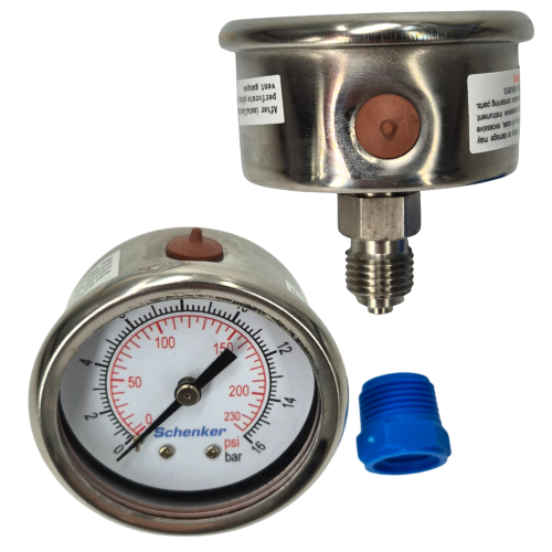 Manometr Schenker 0–16 bar