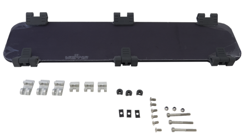 Szara szyba okna Lewmar Standard rozmiar 4 (klamki, zawiasy)