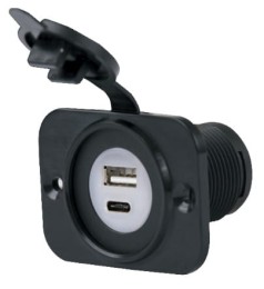 Gniazdo ładowarki Marinco Sealink Dual USB-A/C Combo