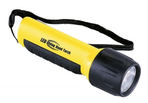 Wodoodporna latarka z 5 diodami LED Plastimo