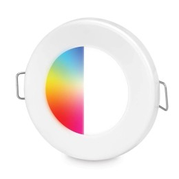 Lampa Hella Apelo EuroLED75 RGB/W, oświetlenie w dół, okrągła, ramka biały plastik