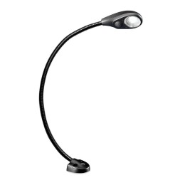 Lampa oświetlenia wnętrza, światło białe/czerwone, kolor czarny, ramię 400mm