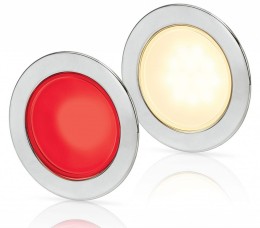 EuroLED 95 gen2 Lampa, światło białe ciepłe/czerwone, mocowanie zaciski sprężynowe, okrągła