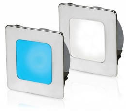 EuroLED 95 gen2 Lampa, światło białe/niebieskie, mocowanie zaciski sprężynowe, kwadratowa