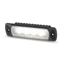 Lampa oświetlenia pokładu Sea Hawk-R do wpuszczenia, czarna obudowa, światło rozproszone