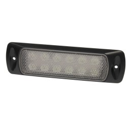 Lampa oświetlenia pokładu LED Sea Hawk-R, czarna obudowa (wpuszczana)