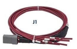 Złącze wyjściowe (J1) z luźnymi przewodami o długości 1 m dla CLMD16