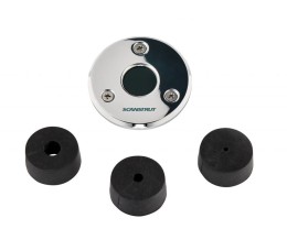 Przejście pokładowe płaskie, nierdzewne dla wtyczek do 16mm, średnica przewodu 2-8mm