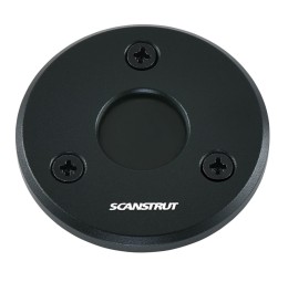 Przejście pokładowe aluminiowe, płaskie dla wtyczek do 21mm, średnica przewodu 9-14mm, czarne