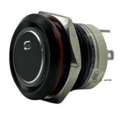 Czarny aluminiowy wyłącznik 20 A