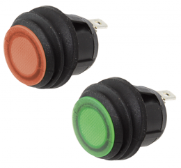 Okrągły podświetlany przełącznik dwustabilny