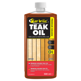 Olej do drewna tekowego Star brite® Premium Golden Teak (krok 3)