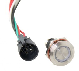 Wodoodporny przełącznik/przycisk LED zielony/czerwony