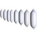 Odbijacz Majoni Eco Fender 5 z dwoma oczkami, biały, nadmuchany