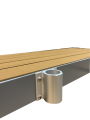 Aluminiowy trap składany z czarną powierzchnią EVA (2,2 m)