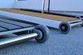 Aluminiowy trap składany z czarną powierzchnią EVA (2,2 m)