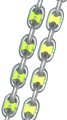 ANCHORIGHT Znaczniki łańcucha kotwicznego 6 mm, żółte, 5 szt.