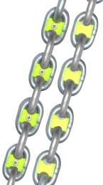 ANCHORIGHT Znaczniki łańcucha kotwicznego 6 mm, żółte, 5 szt.