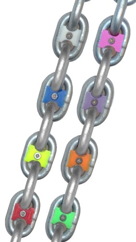 ANCHORIGHT Zestaw znaczników łańcucha kotwicznego 12 mm, 8 farbów po 5 szt.