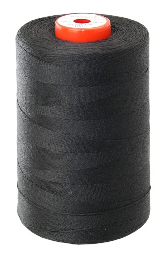 Nić AMANN Rasant WR PES/bawełna nr 25 Tex120, czarna, 2000 m