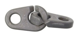 ALLEN Haczyk aluminiowy 50 mm, do liny 10 mm, 10 szt.
