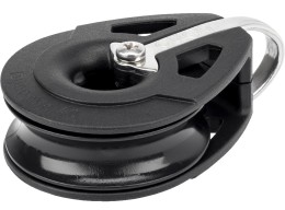 BLOK POJEDYNCZY ALLEN z łożyskiem kulkowym 40 mm, lina 10 mm, kabłąk górny przykręcany
