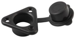 ALLEN Korek spustowy z nasadką, nylon, średnica wewnętrzna = 21 mm, czarny, 10 szt.