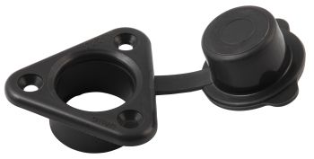 ALLEN Korek spustowy z nasadką, nylon, średnica wewnętrzna = 21 mm, czarny, 10 szt.