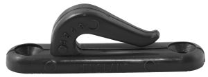 ALLEN Haczyk mocujący z nylonu 57 mm do liny 4 mm, antracytowy, 10 szt.