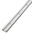 Szyna masztowa ALLEN z nawierconymi otworami, aluminium, iB=17 mm, 3,66 m, srebrna