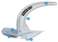 Kotwica Rocna Vulcan - stal ocynkowana, 4-33 kg