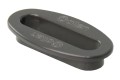 ALLEN przepust pokładowy, owalne oko aluminiowe 34x8 mm, czarne