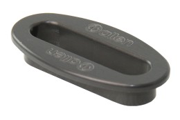 Przepust pokładowy ALLEN, owalne oko aluminiowe 56x16 mm, czarne