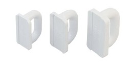 ALLEN pełzacz masztowy, płaski, nylon 16 mm, biały, 2 szt.