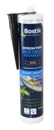BOSTIK Masa uszczelniająca do prętów Simson MSR DC, kartusz 290 ml, czarny