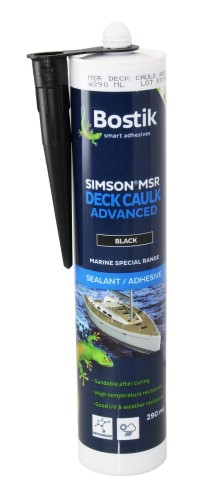 BOSTIK Masa uszczelniająca do prętów Simson MSR DC, kartusz 290 ml, czarny